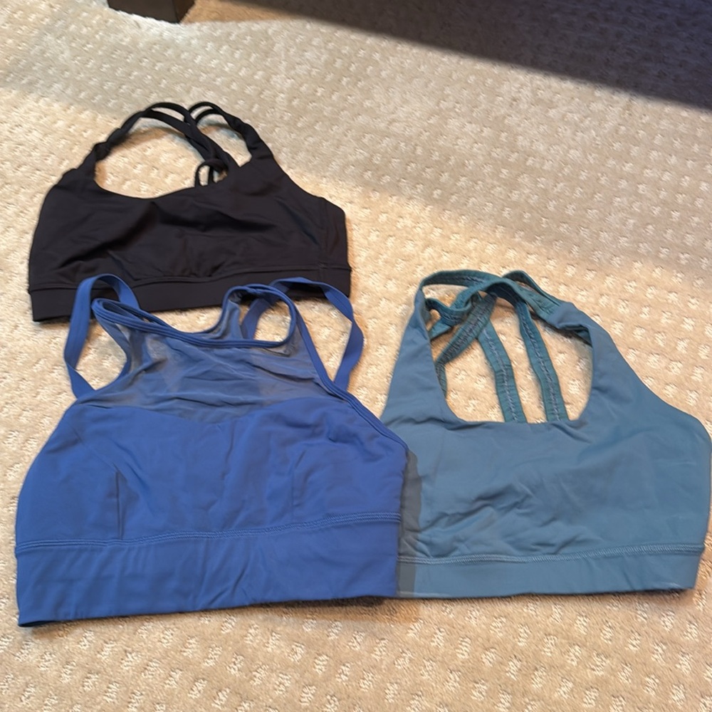 Set of 3 lululemon sports bras